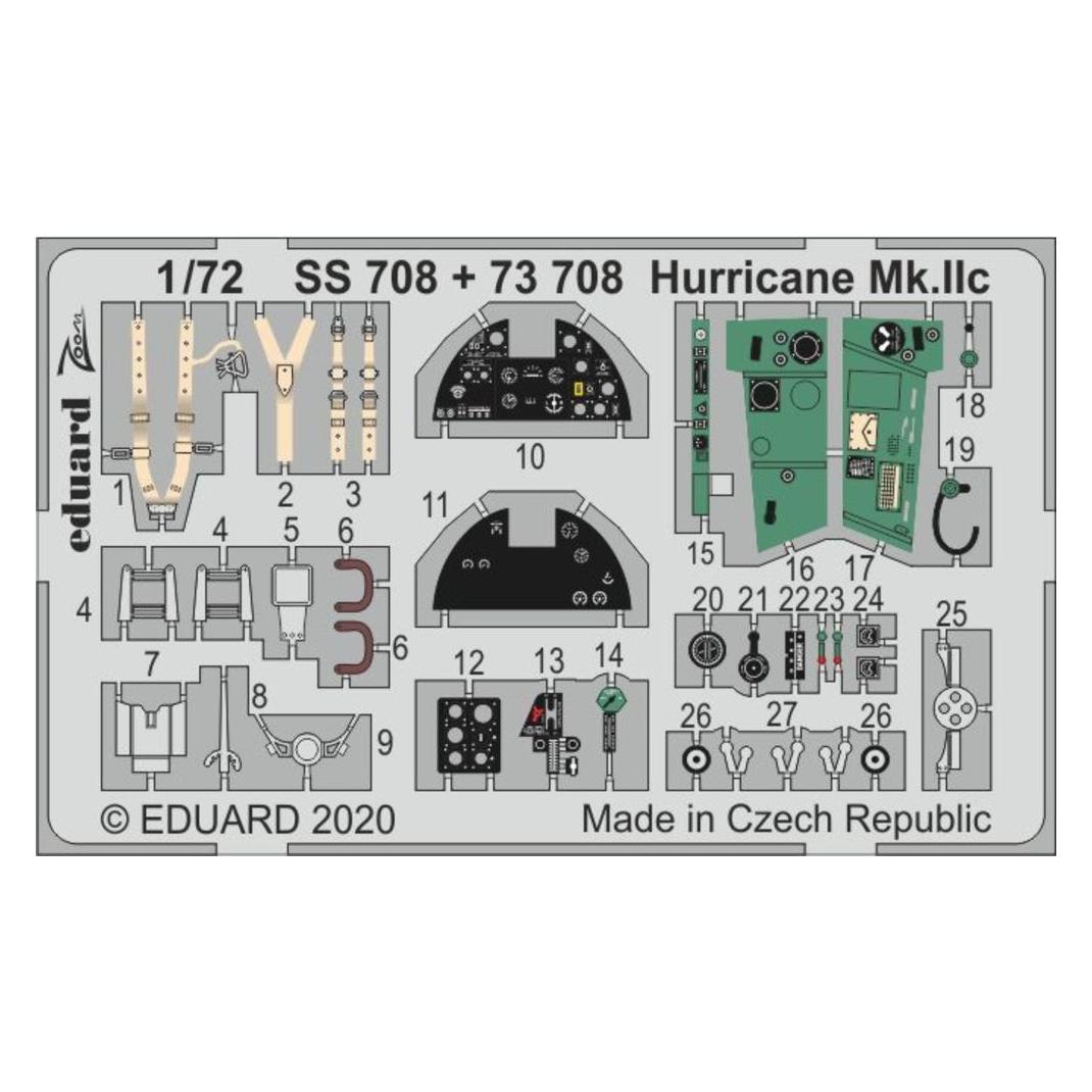 Eduard Hurricane Mk.IIc for Arma Hobby (SS708)