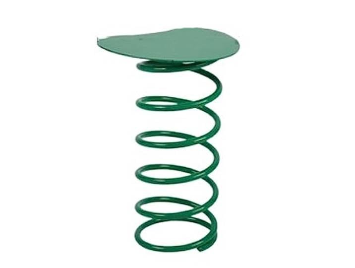 YANGJINGOZ-2025 Wohnzimmertisch Kleiner Couchtisch, geeignet for den Innen- und Außenbereich, mit Feder-Design-Basis, for die Heimdekoration(Green)