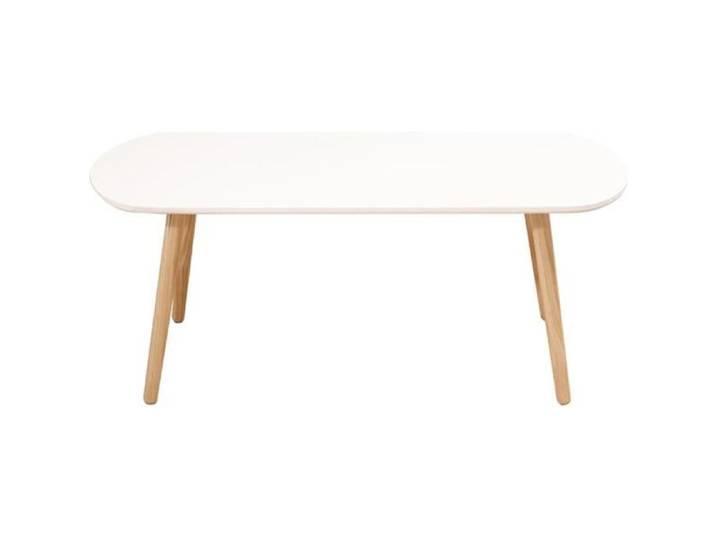 Table salon basse - Blanc - Style scandinave - Moderne - 110x55x45cm