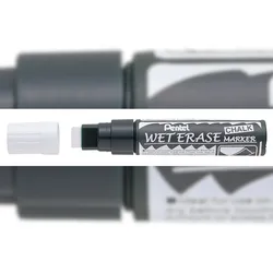 Pentel Deco-Marker 'Wet Erase' SMW56, Keilspitze, weiß