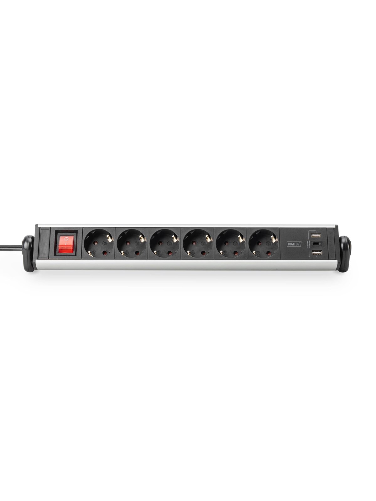 DIGITUS 6-Port Power Strip (with 3x USB Ports)