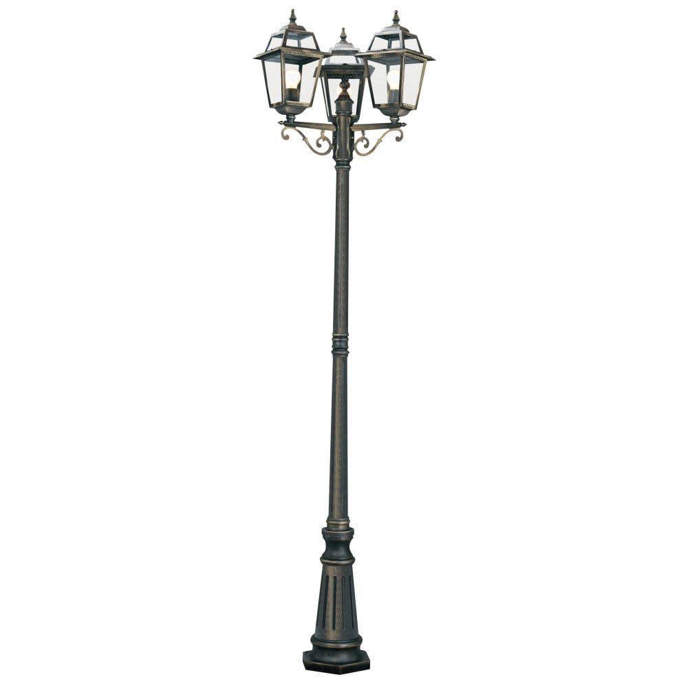 Searchlight New Orleans Klassieke Buitenlantaarn 3-lichts Bronsbruin