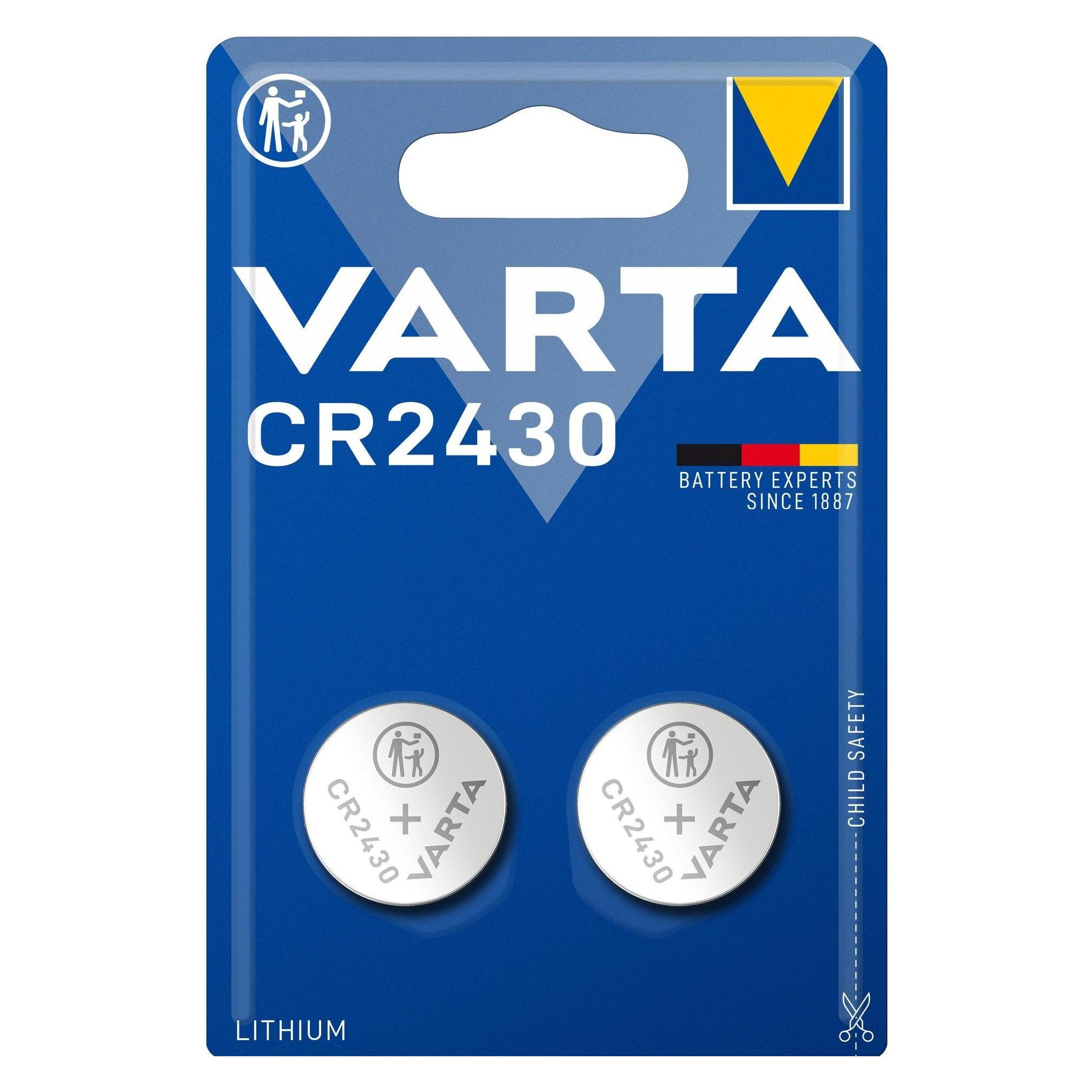 Varta Electronics CR2430 (2 Stk., CR2430, 280 mAh) (06430 101 402)