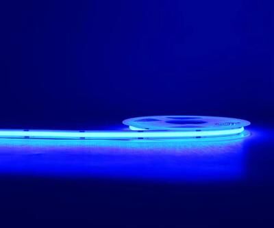 Inspired Finds Flexible COB LED Strip Light 12V 24V High Brightness Dotless Tape Lighting For Home, Auto, And DIY Decor 5m 12v 5mm 400leds blue