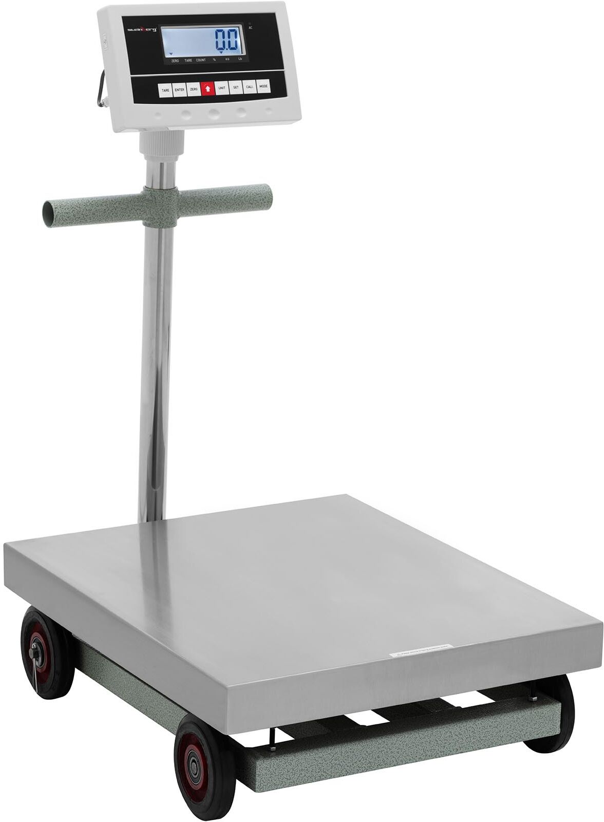 Steinberg Systems Platform Scale - 600 kg / 0.1 kg - 50 x 60 cm - rollable - kg / lb - LCD SBS-PF-600/100N