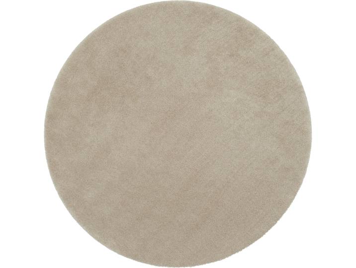 Teppich Synthetisch Bienna platinium ecru Einfarbig Polyamid 200 x 200 cm