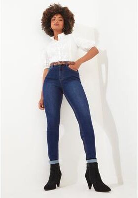 Plus Size Women's High Waisted Skinny Jeans by Joe Browns in Medium Blue (Size 18 W)