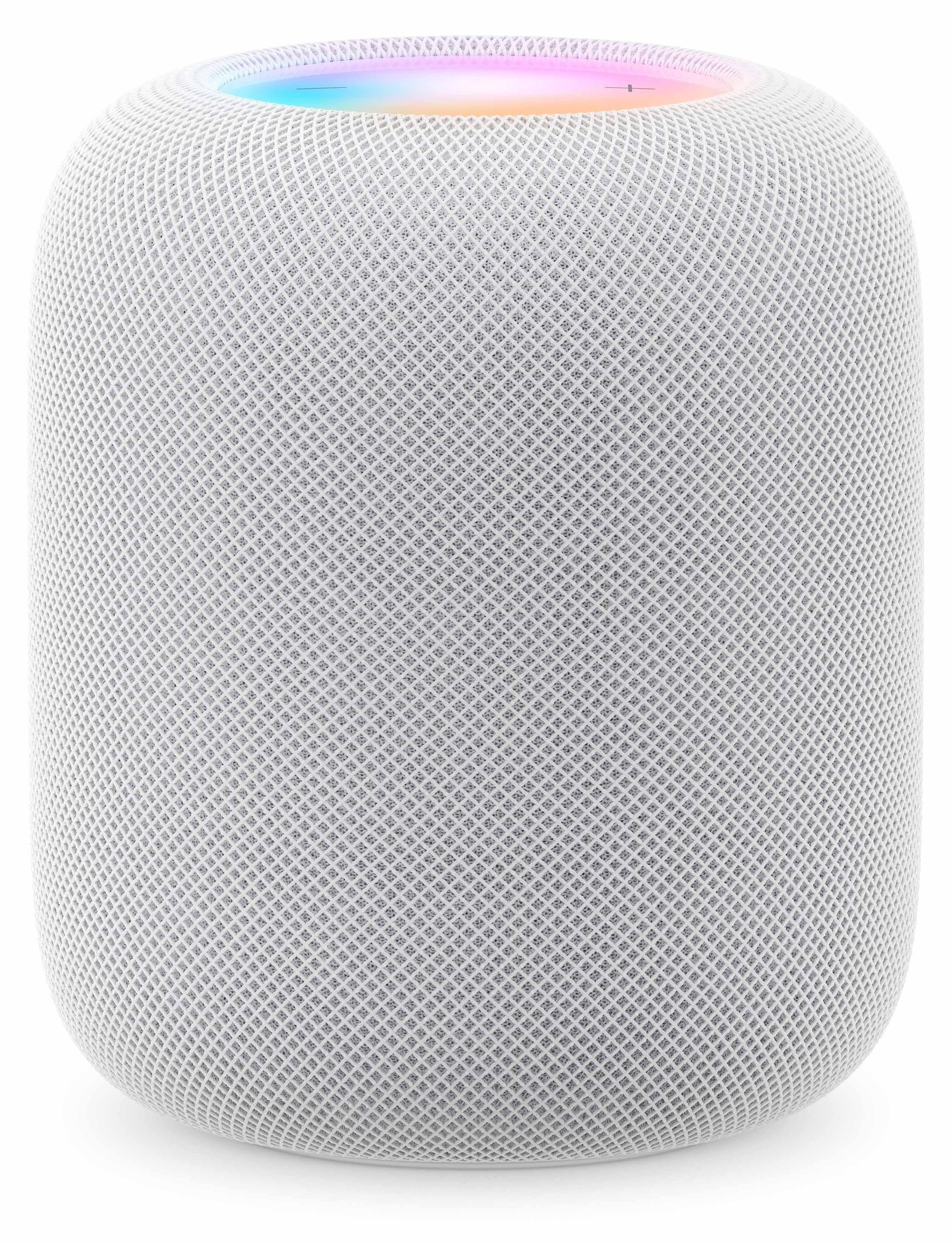 Apple HomePod, Apple Siri, Zylinder, Schwarz, Stoff, Home app and HomeKit, Intercom transcriptions, Siri, Touch Accommodations, VoiceOver, Multi