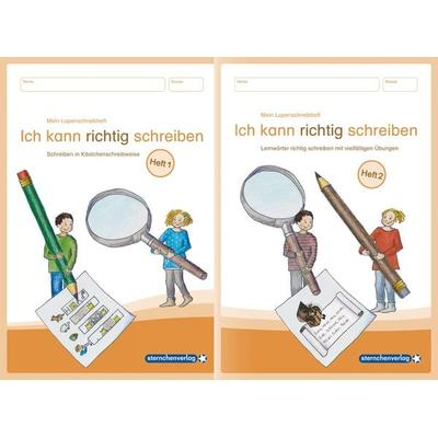 Mein Lupenschreibheft 1 und 2 - Ich kann richtig schreiben, Taschenbuch von Sternchenverlag GmbH,Katrin Langhans, Sternchenverlag, 978-3-946904-82-3