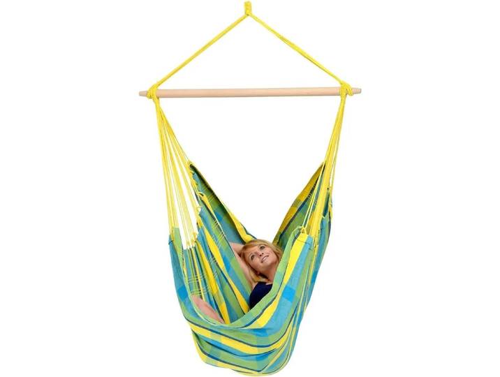 AMAZONAS XL Fauteuil suspendu Brasil Lemon avec barre d'écartement Assise env. 160 x 130 cm