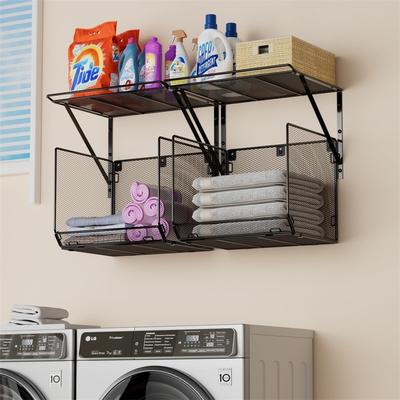 No "2 Pack Laundry Room Shelves Organization - 16.5""D x 11.8""W x 12.5""H"