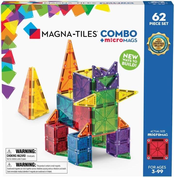 Magna Tiles MicroMAGS Combo Set 62 stuks