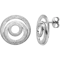 Viventy 785524 Ohrstecker Damen-Ohrringe Silber Eismatt