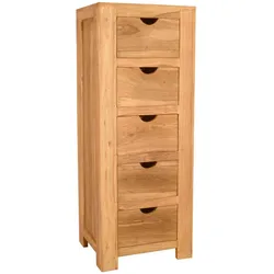 WOLFMÖBEL Kommode Yoga Holz Braun Sheesham