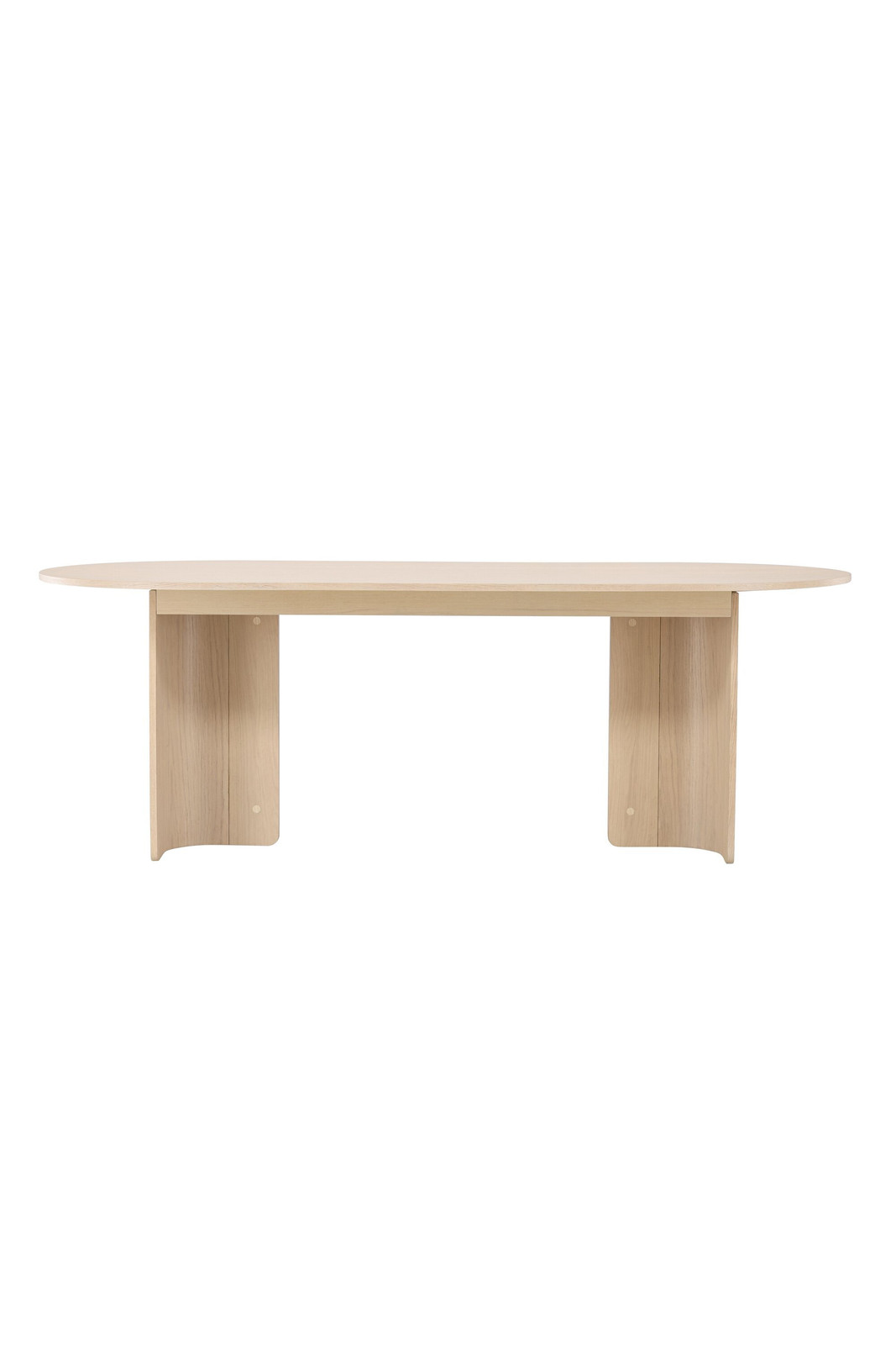Tyresö eetkamertafel whitewash B/D/H: 220 x 100 x 75 cm