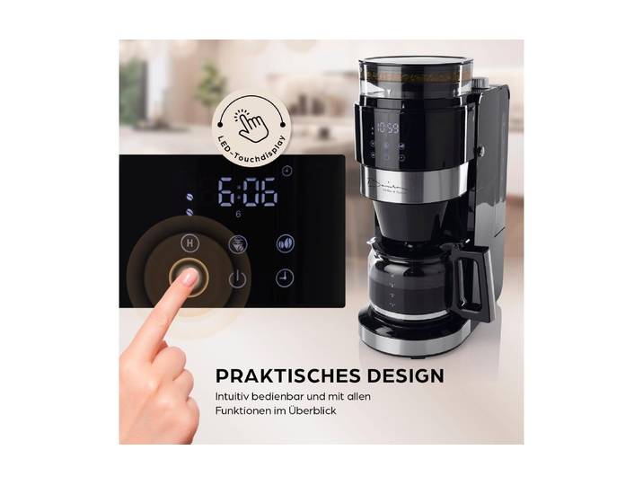 BARISTA Filterkaffeemaschine 16476 , schwarz, 10, Kaffeemaschinen, Filterkaffeemaschine
