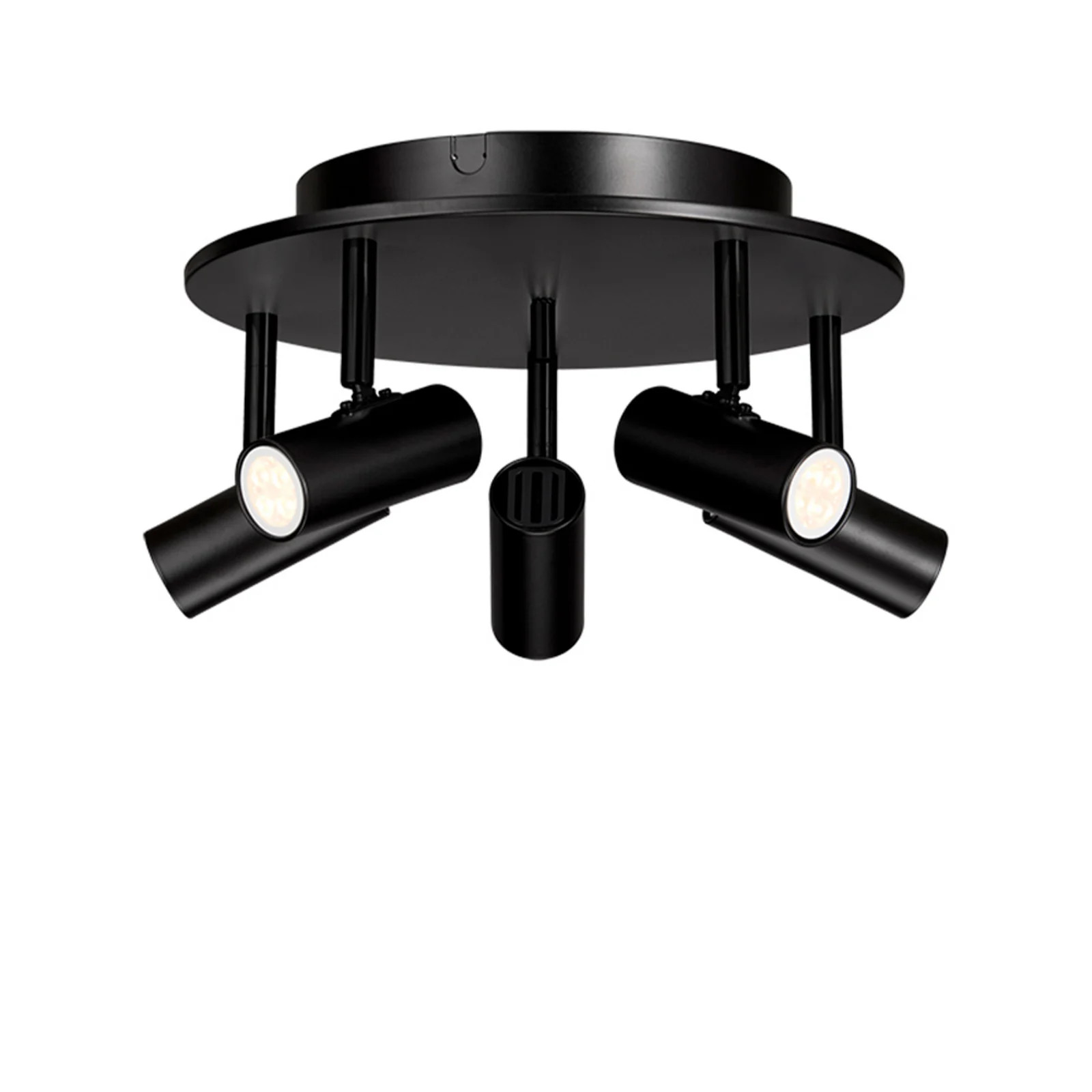 Belid Cato 5-spot Plafondlamp Mat Zwart