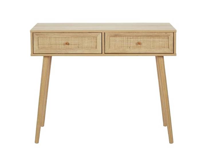 CONSOLA C/2 CAJONES BALI Schmales Flurmöbel, geringe Tiefe, Ablage für Schlüssel und Post, Dekofläche, Flur, Wohnzimmer, Schlafzimmer, schlicht