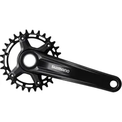 Kurbelgarnitur SHIMANO FC-MT510-1 12-f.,34Z,175mm,sw,2-teil.,o.Lagerschale