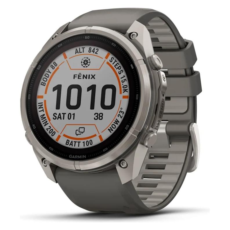 Garmin Fénix 9 Pro Solar/InReach (51 mm, Titan, Anthrazit, Titan, 4G) (010-04339-01)