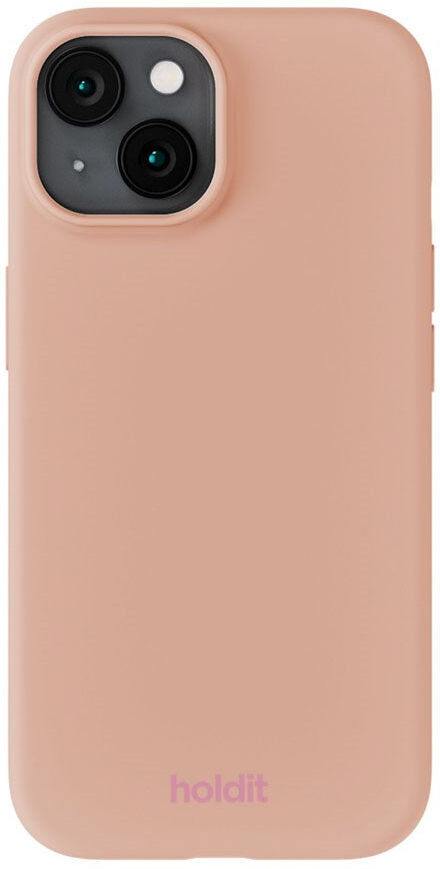 iPhone 14 / 13 Holdit Soft Touch Silikone Mobil Cover - Bare Pink