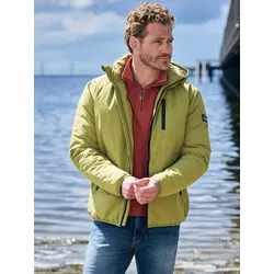 engbers Herren Funktionsjacke mit Print-Futter aus Nylon Grün regular uni - 52