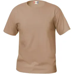 CLIQUE Basic T-Shirt Kinder 820 - caffe latte 100 cm