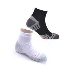 SYMPATICO Tennissocken COOLMAX® - 2 Paar schwarz 35-38