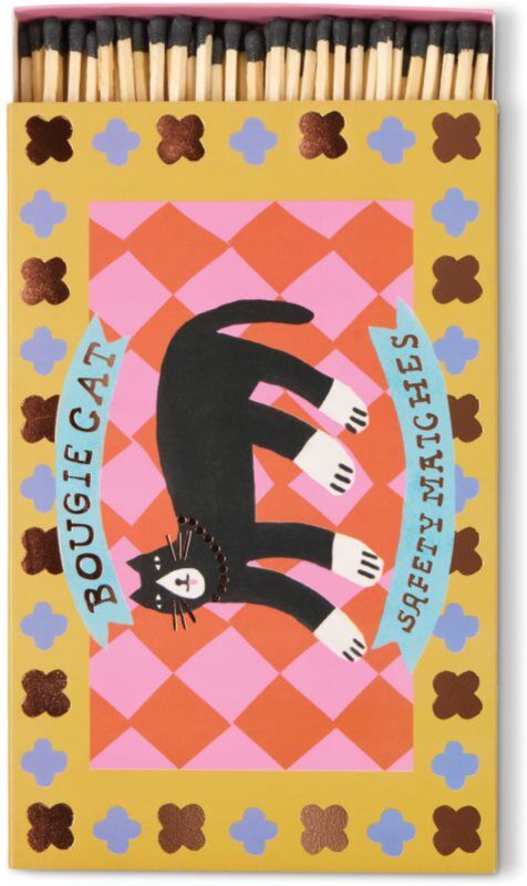 Paddywax Large Rectangle Matches Bougie Cat allumettes 120 pcs
