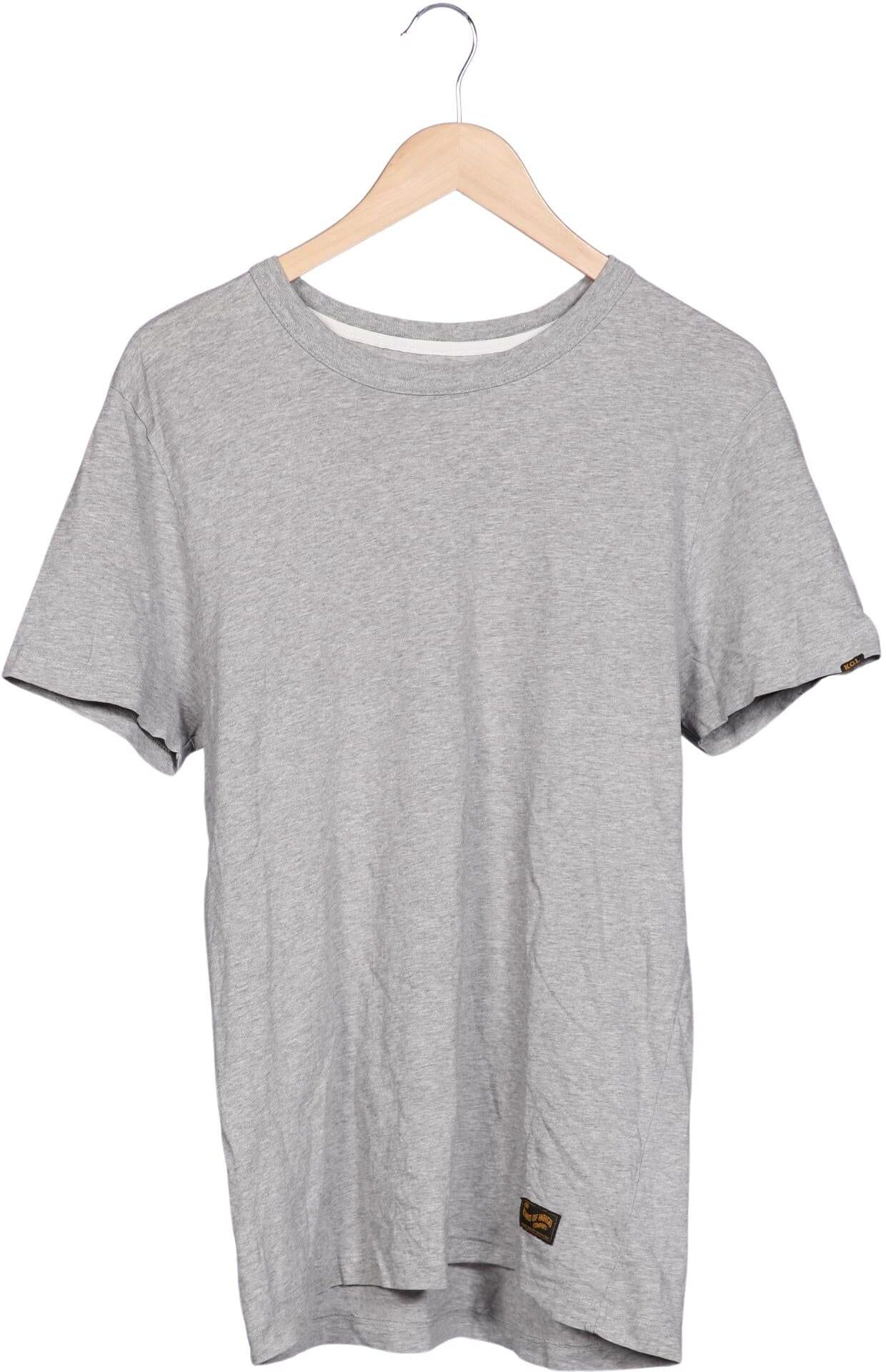 Kings of Indigo Herren T-Shirt, Grau, Gr. L, Baumwolle - Second Hand