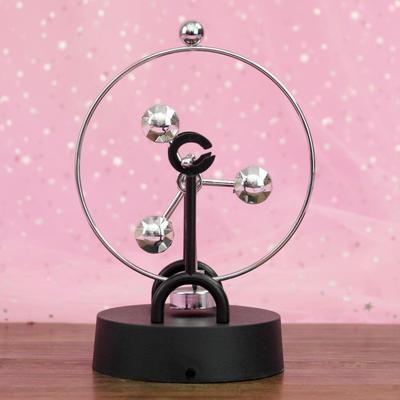 ModernMart Newton Pendulum Ball: Rotating Perpetual Motion Physics Toy For Home Decor M1