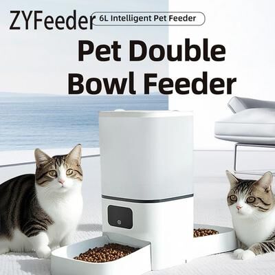 Uplifted Finds Tuya Smart WiFi 6L Dual Station Feeder Tuya Smart WiFi 6L Dual Station Feeder
