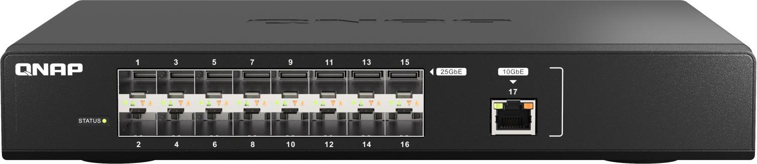 QNAP QSW-M5216-1T, Managed, L2, Rack-Einbau