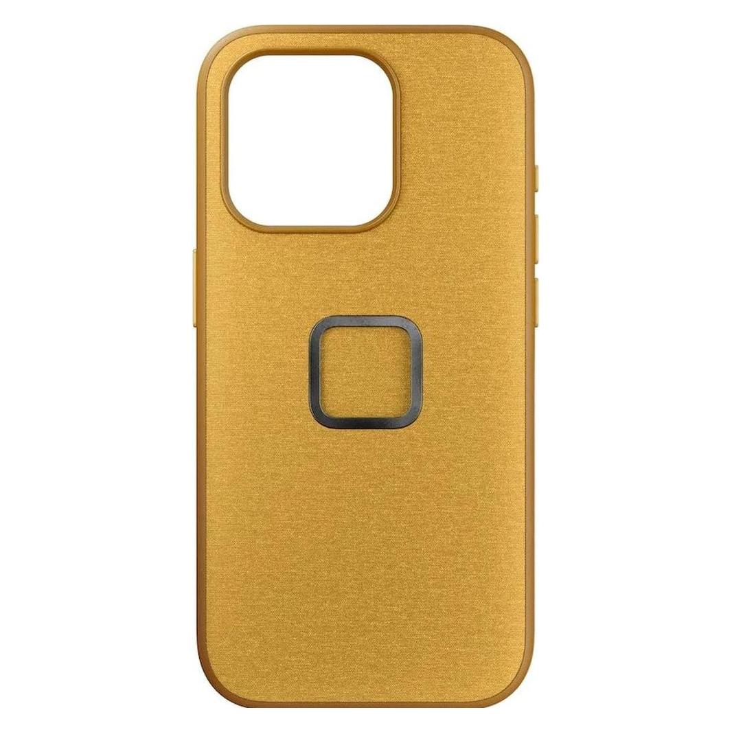 Peak Design Mobile Everyday Fabric Case für iPhone 15 Pro Max Sun V2 (Neuheit) (Apple iPhone 15 Pro) (M-MC-BK-SN-2)