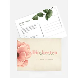 Ballonkarten selbst gestalten mit Spruch und Fotos im Onlinedesigner bei Meine-Kartenmanufaktur.de