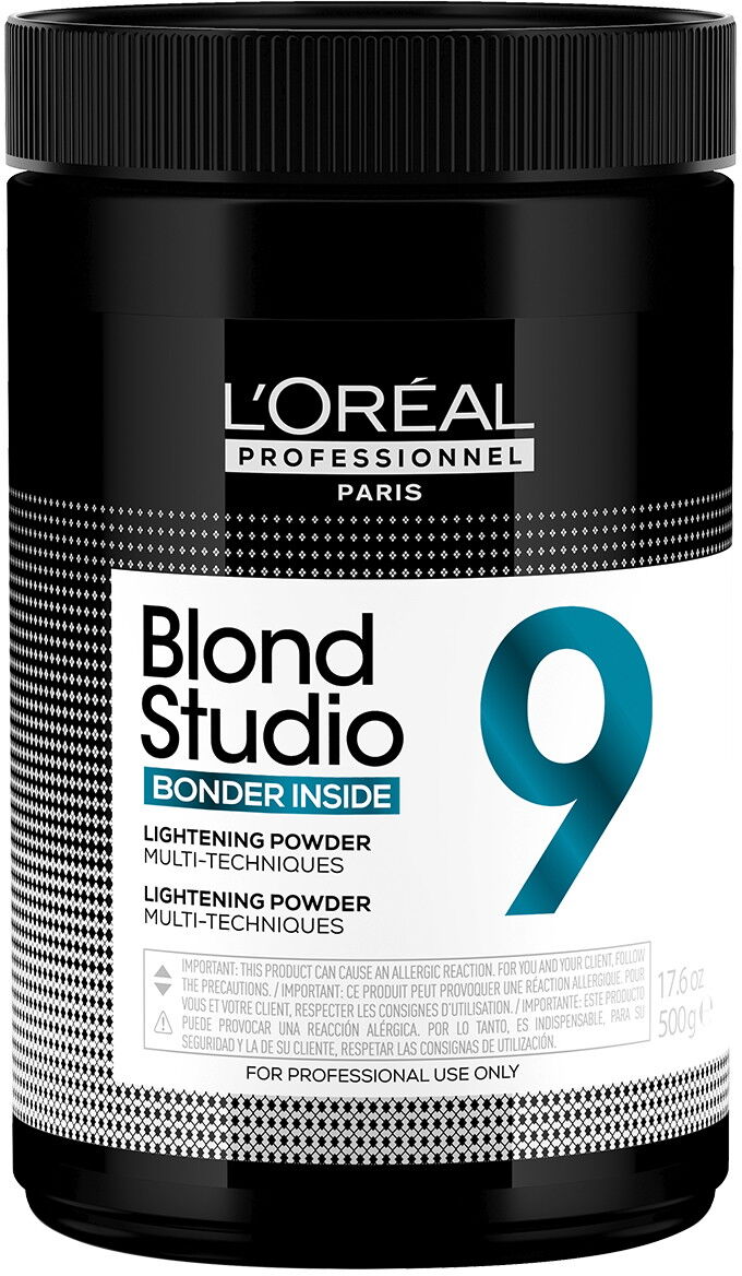 500g L'Oréal Professionnel Paris BLOND STUDIO Multi-Technik 9 Blondierungspulver mit integriertem Bonder