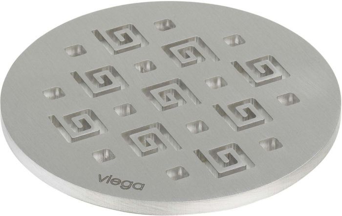 Viega Advantix Rost 586423 Visign RS11, Ø 110mm, massiv, Edelstahl 1.4301