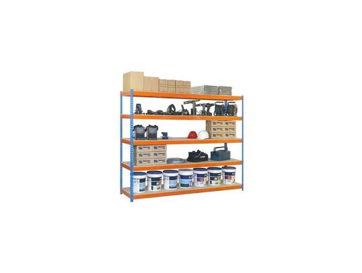 Étagère métallique - SIMON RACK - KIT ECOFORTE - 5 niveaux - 3000 x 1500 x 600 mm - Charge 400 kg