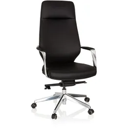 Chefsessel / Bürostuhl VELVET Kunstleder schwarz hjh OFFICE