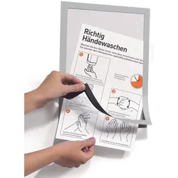 DURABLE Magnetrahmen A4 silber