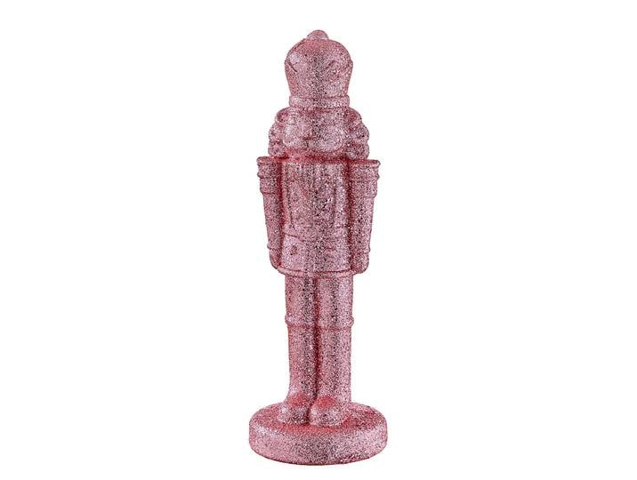 Casse-noisette X-MAS paillettes Ø 11cm Rose foncé/Rose foncé