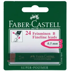 Faber-Castell, Bleistiftminen, Feinmine (120 Stk., 0.50 mm, B)
