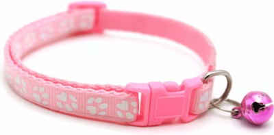 Inspire Curations BellCharm Kitten Collar With Safety Bell & Adjustable Fit pink