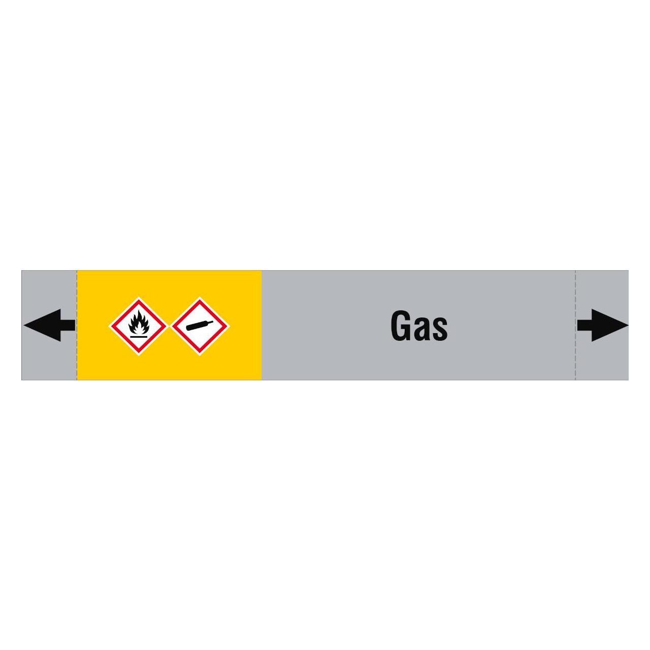 Brady ISO 20560 Rohrmarkierer - Gas (318270)