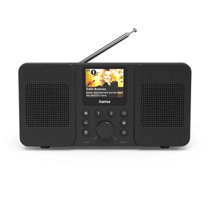 Hama Radio DIR10 DAB+, Bluetooth, WLAN, USB, Internet, Stereo, schwarz