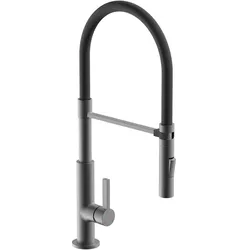 K4 Spültischarmatur, Graphit matt, küche, Wasserhahn Küche, Küchenarmatur, Mischbatterie Küche