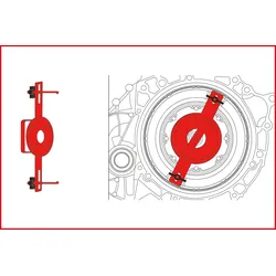 KS Tools DCT-Kupplungswerkzeug-Satz für Ford - Volvo, 6-tlg - 150.2415