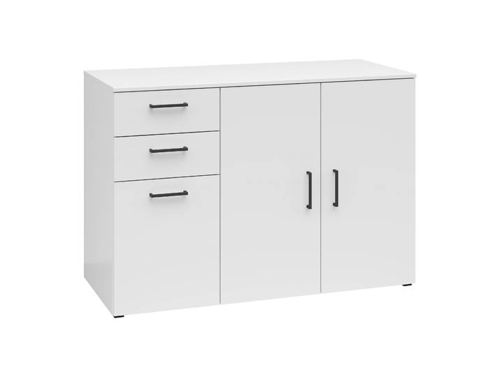 Sideboard - weiß - 120 cm breit - XL-Tiefe