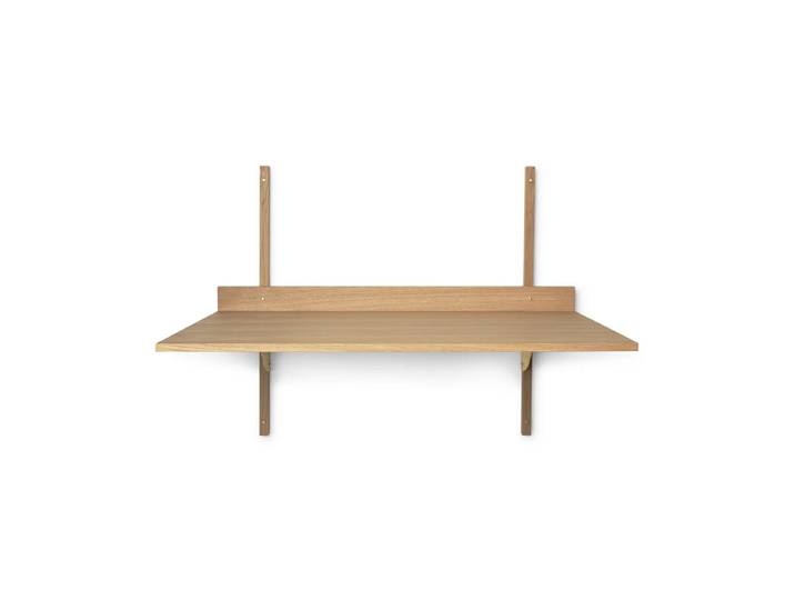 Ferm Living - Sector Schreibtisch, Eiche / Messing