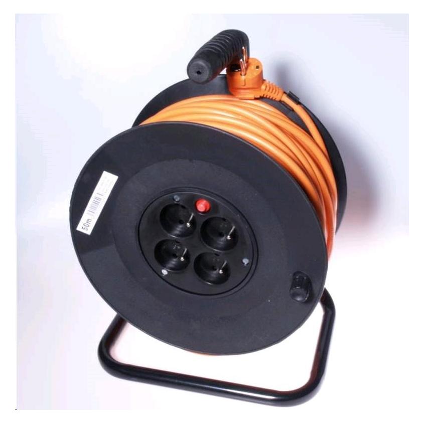 PremiumCord PPB-01-50 power extension 4 AC outlet(s) Black (50 m) (PPB-01-50)